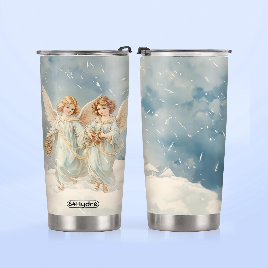 Faith Christmas Angels HTRZ31088489VE Stainless Steel Tumbler