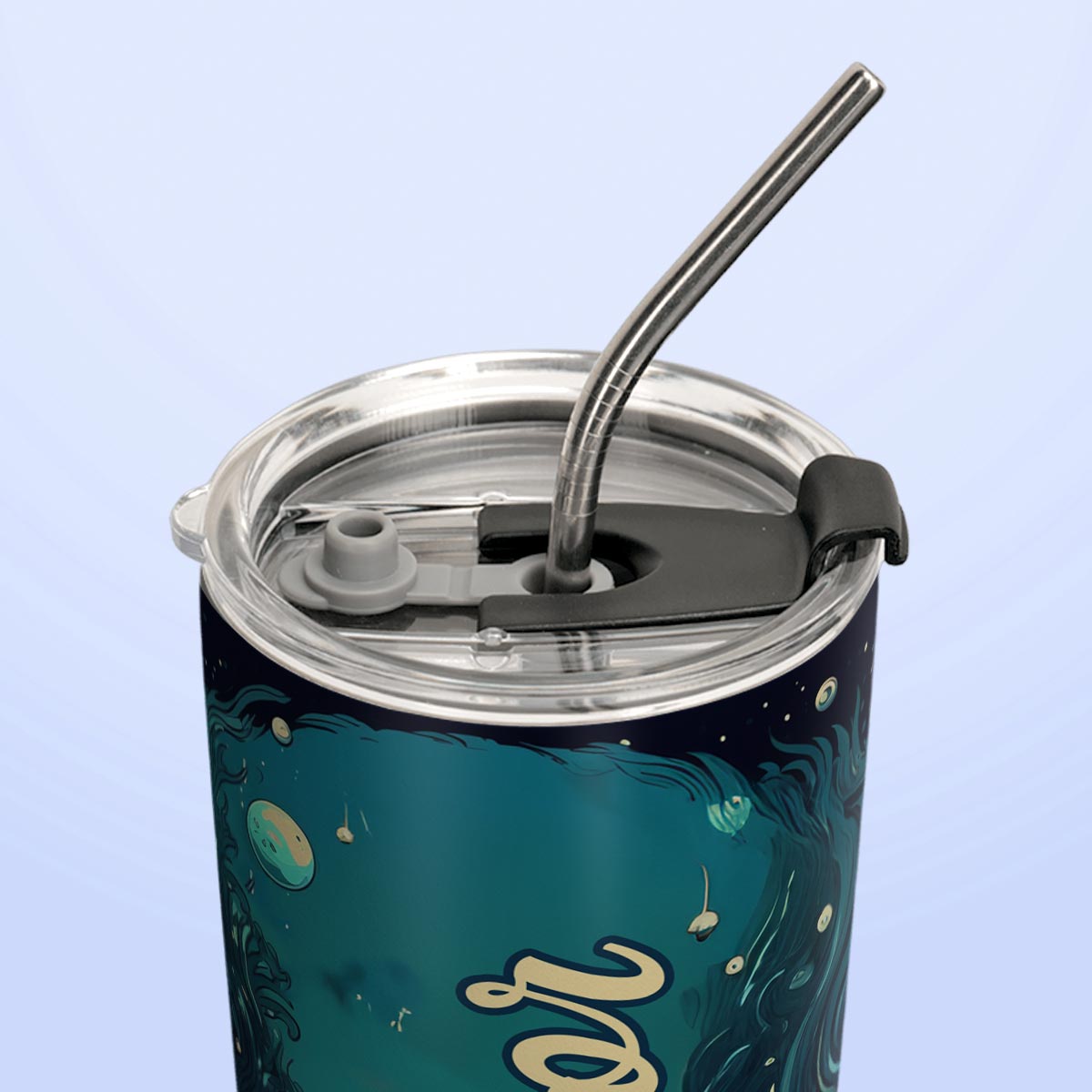 Mermaid Retro Vintage HHRZ20090437DV Stainless Steel Tumbler