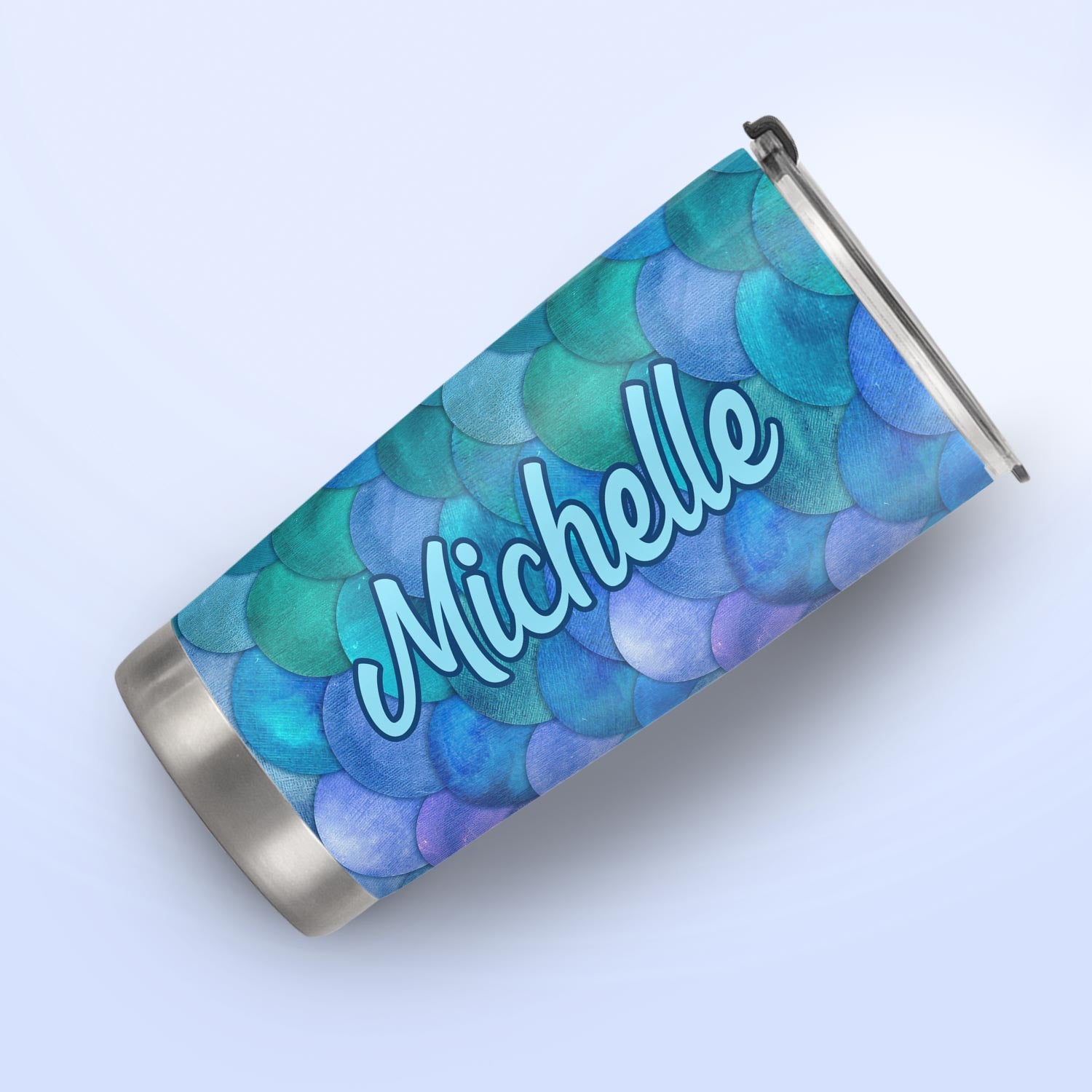 Mermaid Scales Pattern HHRZ20094070RP Stainless Steel Tumbler