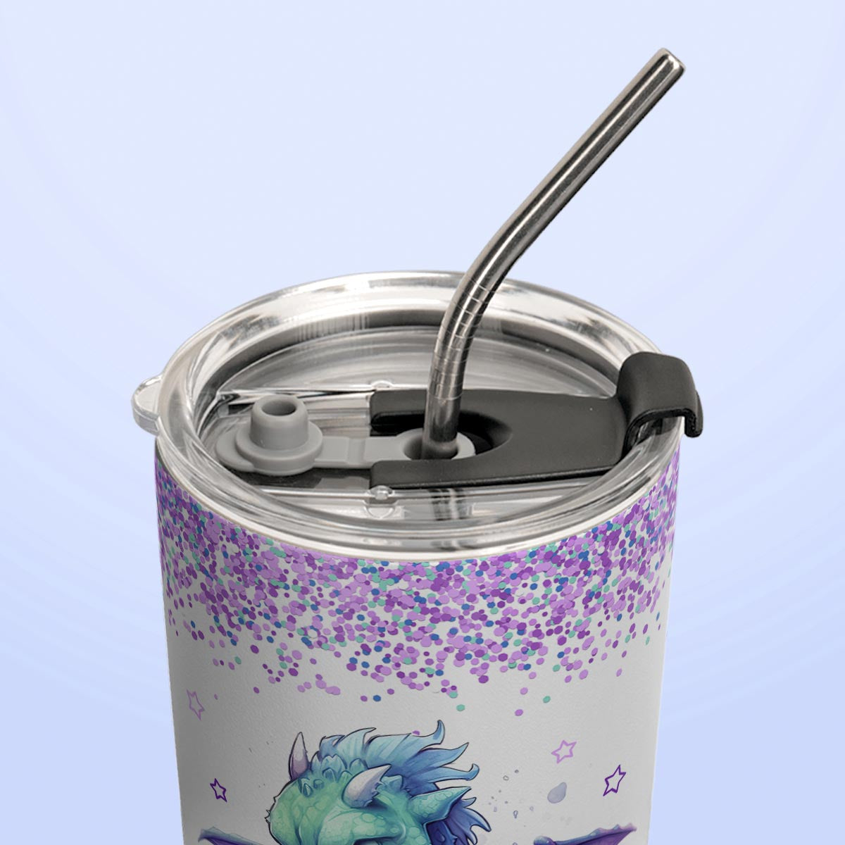 My Spirit Animal Is A Grumpy Dragon Who Slaps Annoying People NNRZ280623337 Stainless Steel Tumbler