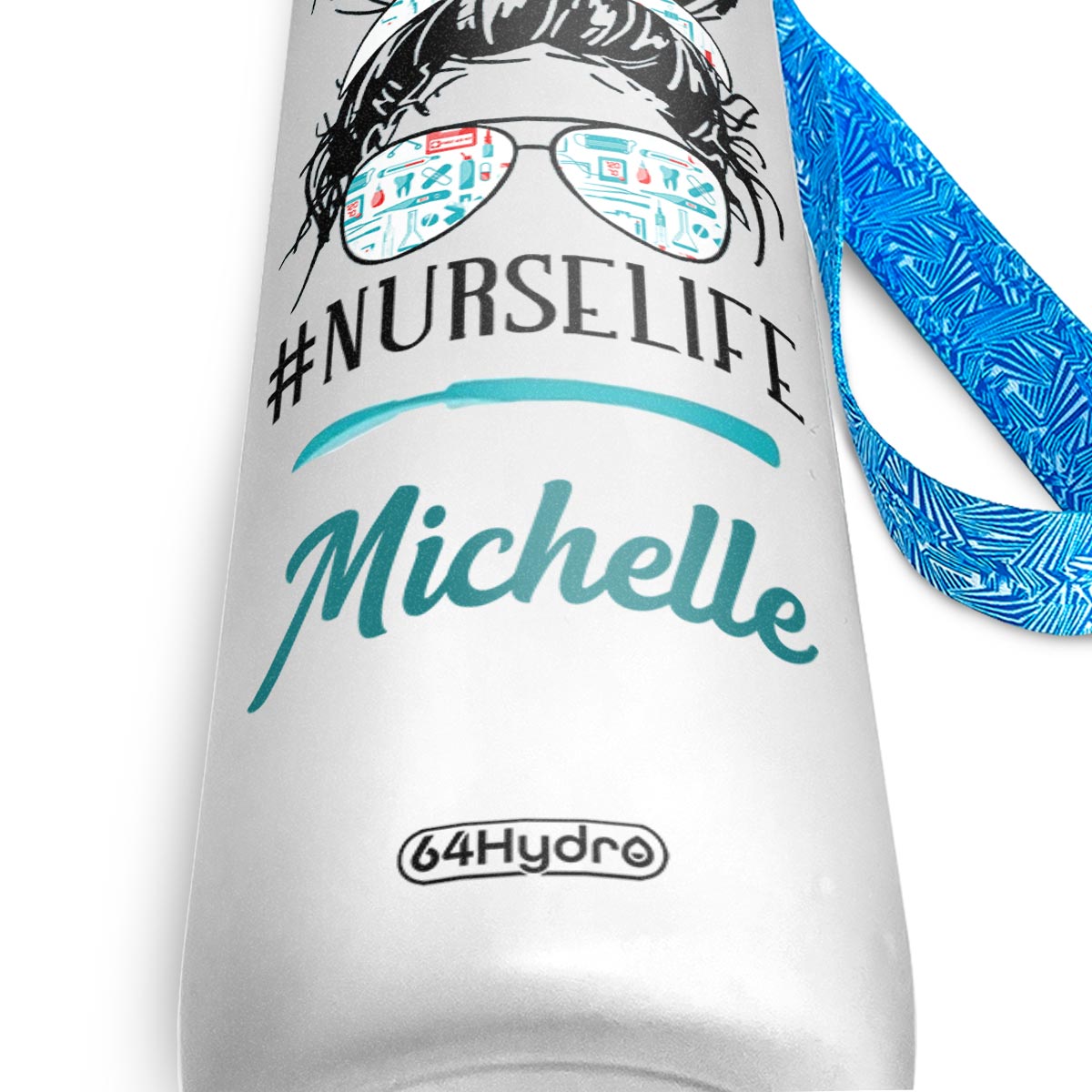 Nurse Life HHRZ09088673YI Water Tracker Bottle
