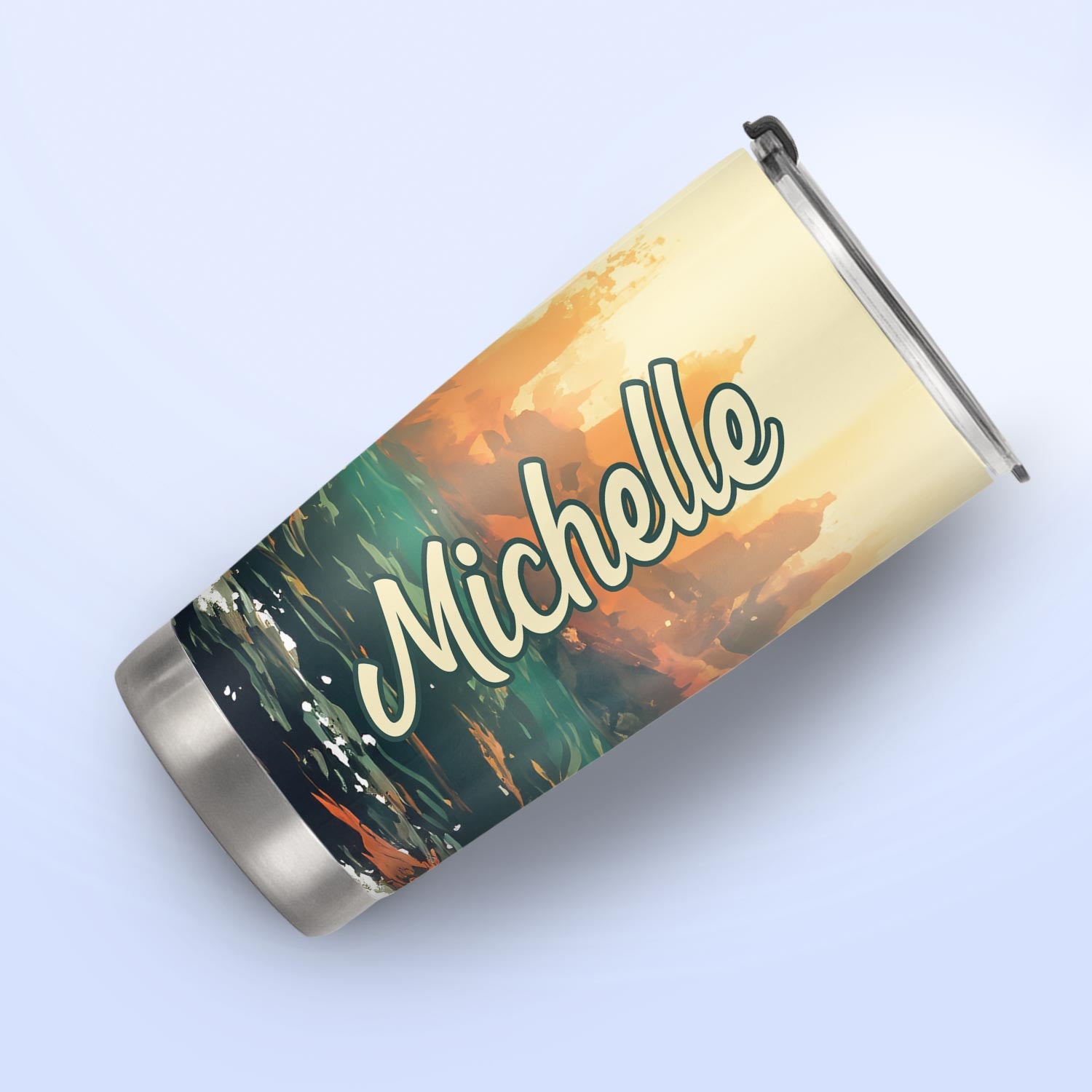 Retro Mermaid HHRZ20091679VM Stainless Steel Tumbler