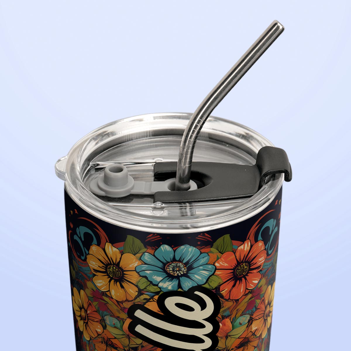 Retro Sugar Skull HTRZ27094284IU Stainless Steel Tumbler