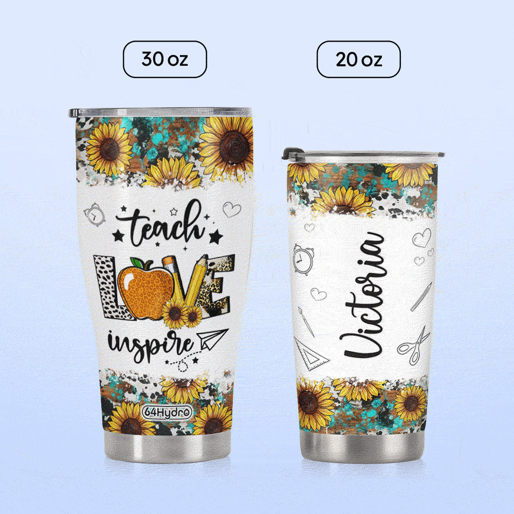 Teach Love Inspire HTRZ26079292PA Stainless Steel Tumbler