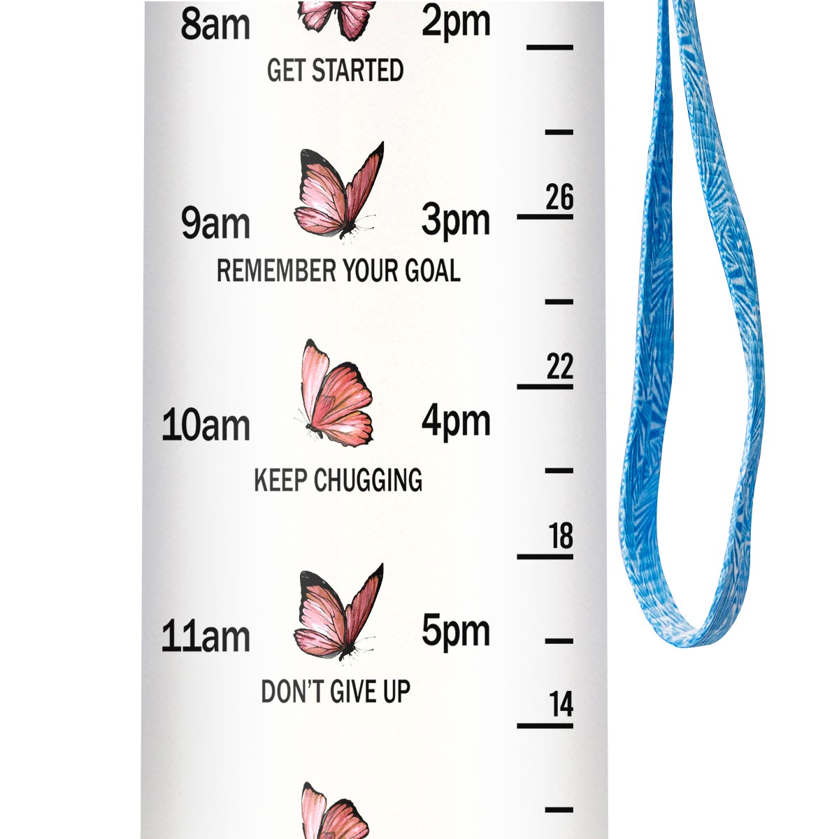 They Whispered To Her You Cannot Withstand The Storm She Whispered Back I Am The Storm HTRZ11085655EL Water Tracker Bottle