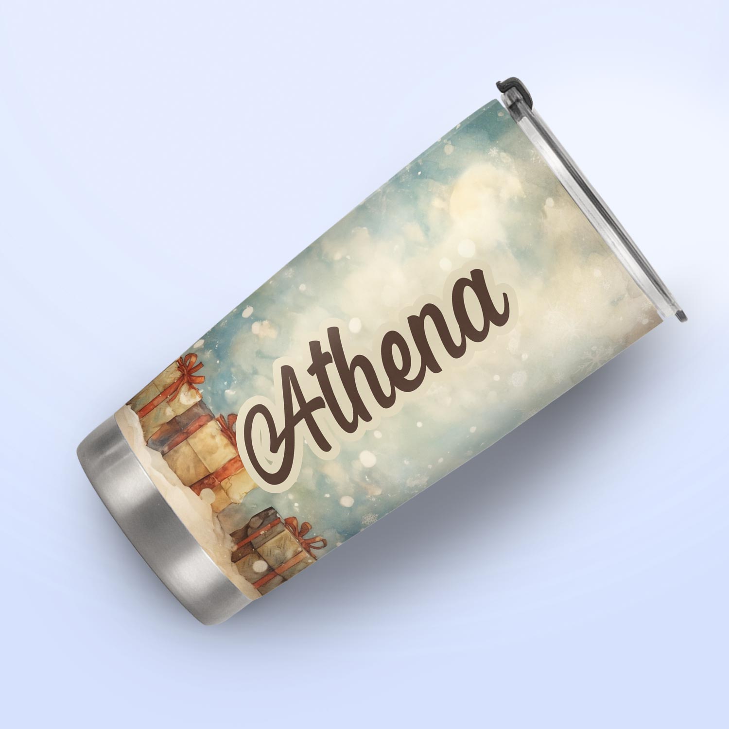 Vintage Snowman Christmas HTRZ19094580AS Stainless Steel Tumbler