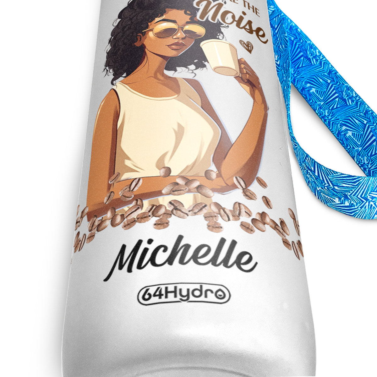 Work Hard In Silence Let Success Make The Noise HTRZ11082277HS Water Tracker Bottle